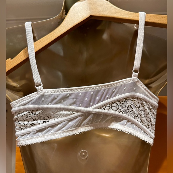 Body by Victoria white lace wireless push-up bra size L - Picture 6 of 7